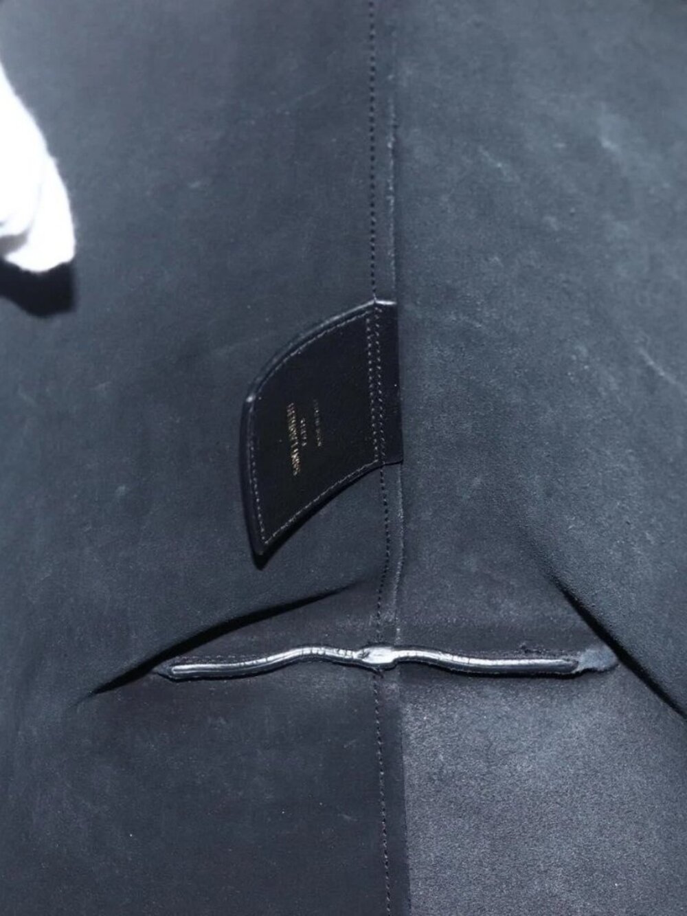 SAINT LAURENT Tote Bag Leather Black Auth hk3059 - Picture 13 of 16